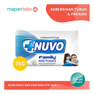 Nuvo Family Bar Soap Biru 76g (Pcs)