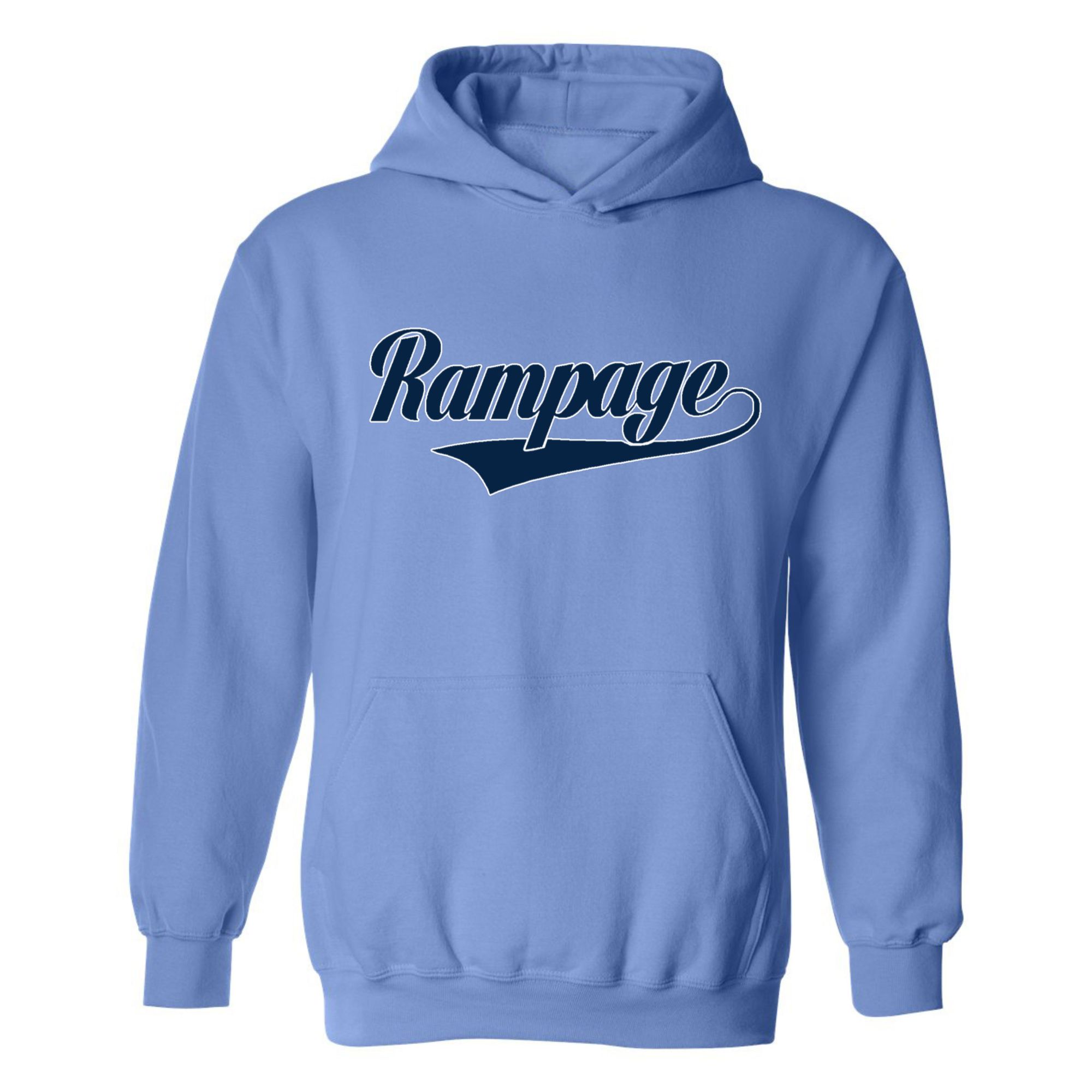 Blue Hoodie: 50/50 Blend