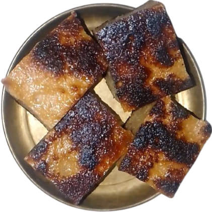 Chawal Biri Poda Pitha (Annada's Kitchen)