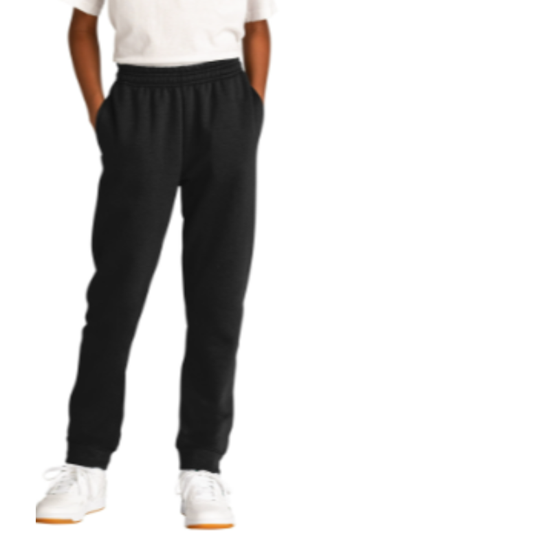 Black Fleece Jogger- Adult Sizes Main Image