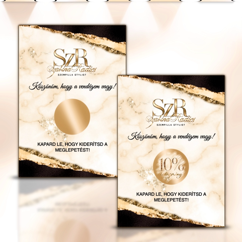 Kaparós kártya tervezés