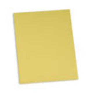 2 Pocket Folders with fasteners- Yellow