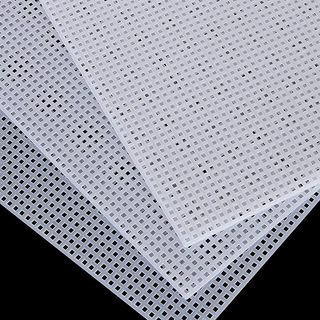 Clear plastic mesh canvas 16 pk