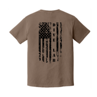 T-SHIRT Flag/Espresso