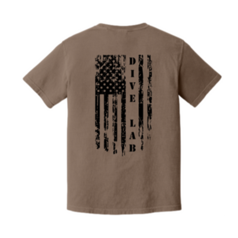 T-SHIRT Flag/Espresso