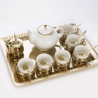 TS0037-Felicity Gold Tea Set