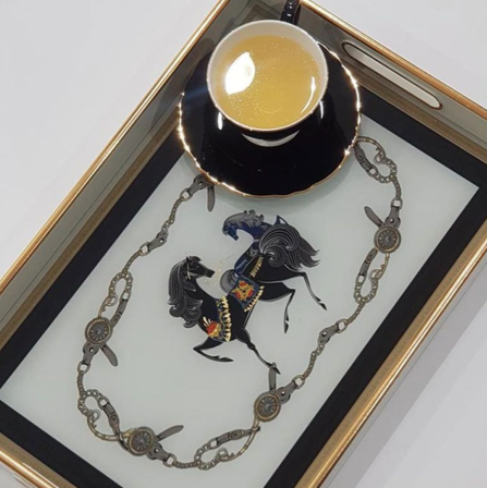TR0030-Jackson Horse Rectangle Tray