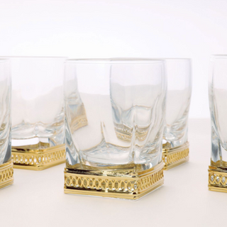 SG0014-Shot Glass With Gold Detail