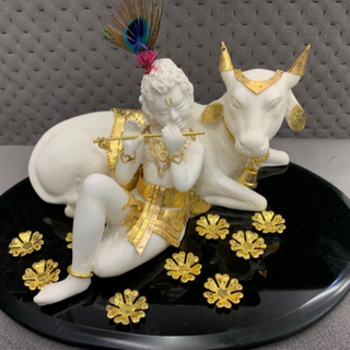 AR0043-Krishna With Cow 