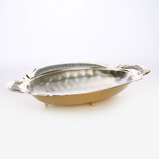 AR0068-Gold Plated Oval Bowl