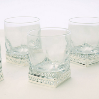 SG0015-Shot Glass With Silver Detail