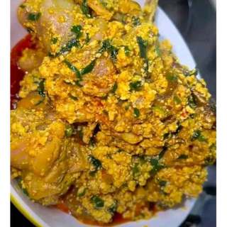 Egusi soup and swallow