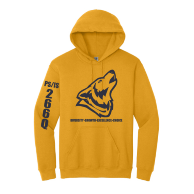 Hoodie (available in Navy and Gold)