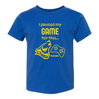 I Paused My Game For This - Blue T-Shirt
