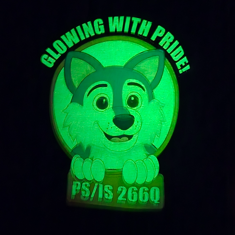 Glowing With Pride! GLOW-IN-THE-DARK T-Shirt (Limited Quantities Available)
