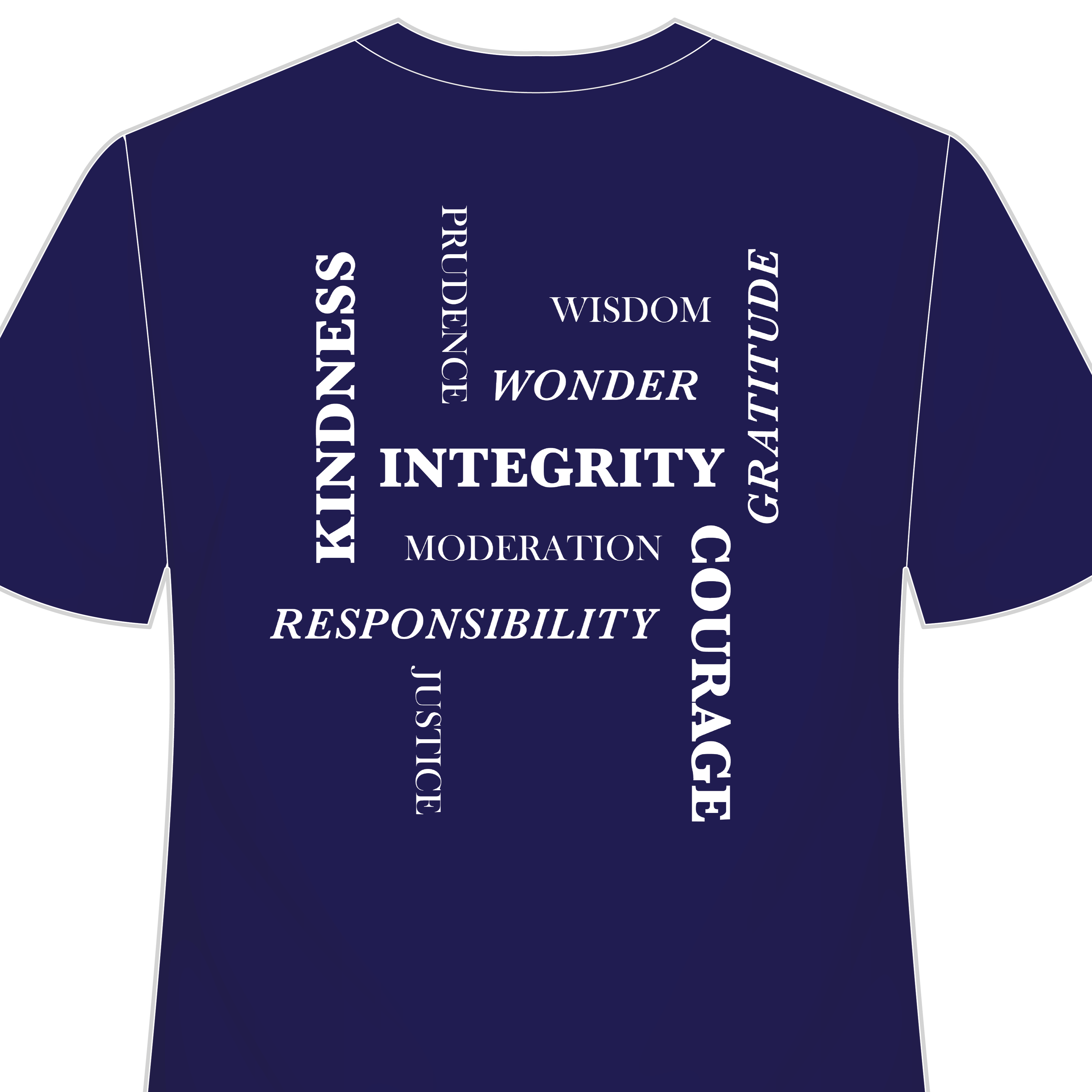 25-26 Adult Spirit T-shirt Navy 