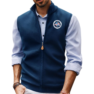 Men's WCA Sweater Vest Full-Up Knitted Vests