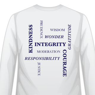 Adult Spirit Long Sleeve T-shirt White