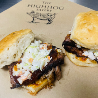 BARBECUED BEEF BRISKET BISCUIT