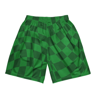 🚨NEW🚨HybridCherry “Equality Is In Motion” Mesh Shorts (Green/Checkered) - Thumbnail 6