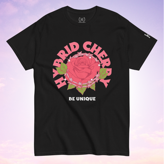 “Be Unique” T-Shirt (Black/Red Graphic)