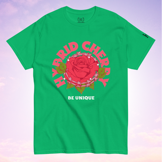 “Be Unique” T-Shirt (Irish Green/Red Graphic)