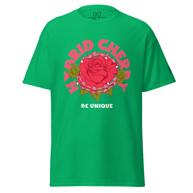 “Be Unique” T-Shirt (Irish Green/Red Graphic) - Thumbnail (Preview) 2