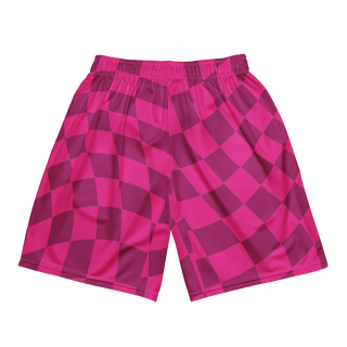 🚨NEW🚨HybridCherry “Equality Is In Motion” Mesh Shorts (Pink/Checkered) - Thumbnail 6