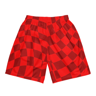 🚨NEW🚨HybridCherry “Equality Is In Motion” Mesh Shorts (Red/Checkered) - Thumbnail 5