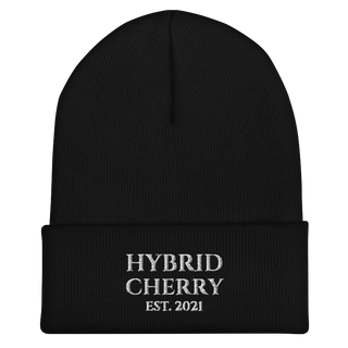 🚨NEW🚨 HYBRIDCHERRY “EST. 2021” Cuffed Beanie (Black) - Thumbnail 2