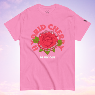 “Be Unique” T-Shirt (Azalea/Pink/Red Graphic) 