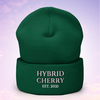 🚨NEW🚨 HYBRIDCHERRY “EST. 2021” Cuffed Beanie (Spruce Green)