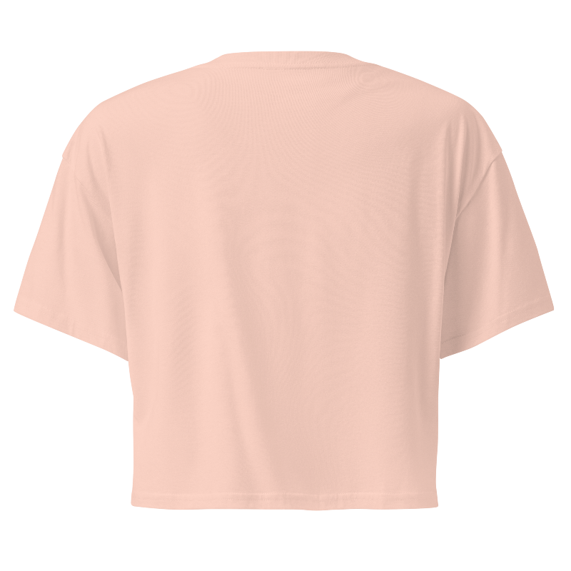 🚨NEW🚨 “Be Unique” Crop Top (Pale Pink/Pink Graphic) - Thumbnail (Preview) 3