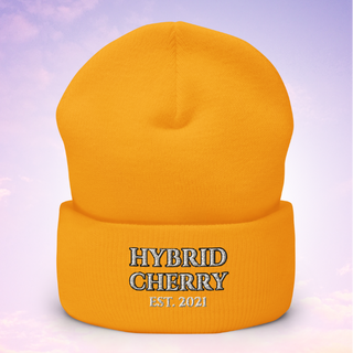 🚨NEW🚨 HYBRIDCHERRY “EST. 2021” Cuffed Beanie (Gold)