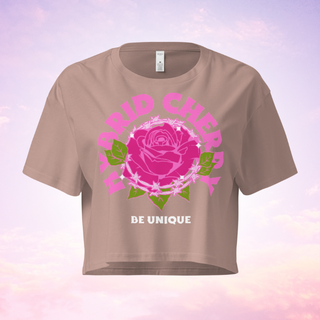 🚨NEW🚨   “Be Unique” Crop Top (Hazy Pink/Pink Graphic)