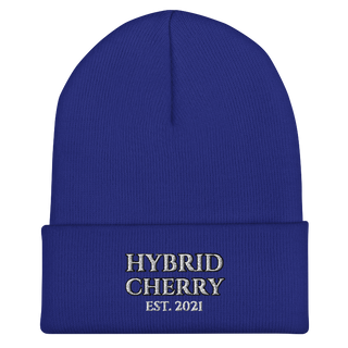 🚨NEW🚨 HYBRIDCHERRY “EST. 2021” Cuffed Beanie (Royal Blue) - Thumbnail 2