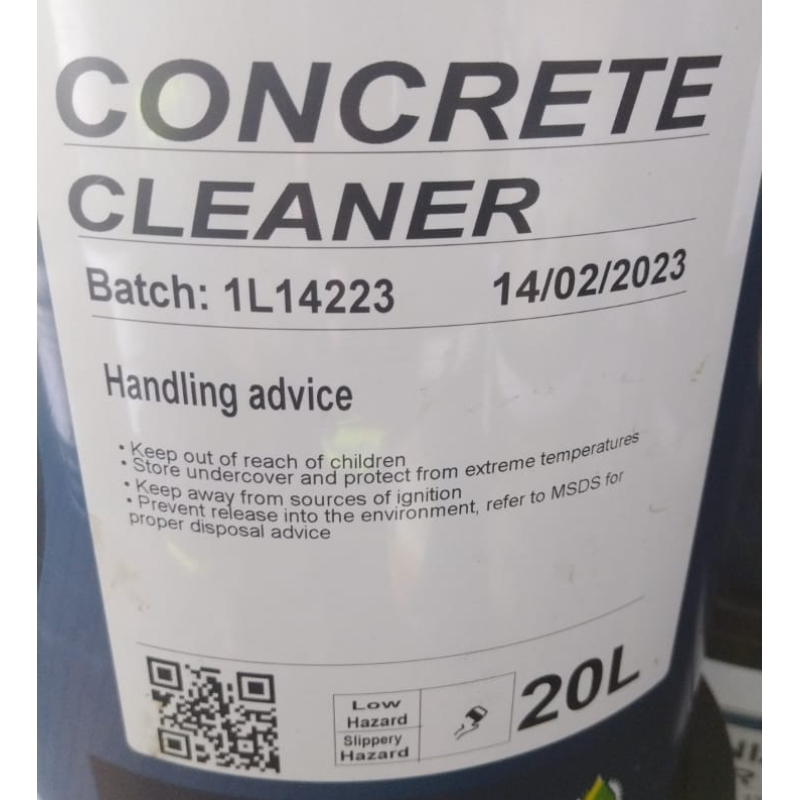 Concrete cleaner