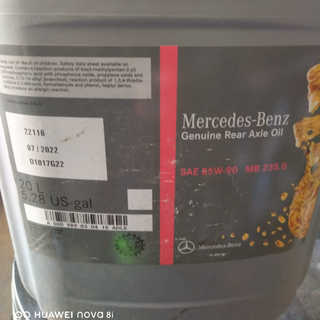 85W90 Mercedes Axle oil 20LT