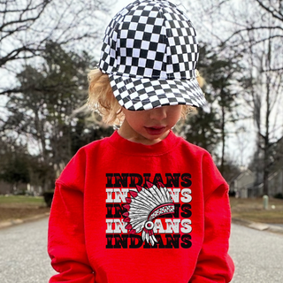 Toddler and youth Crewneck RED