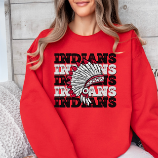 Red Adult Crewneck sweatshirts 