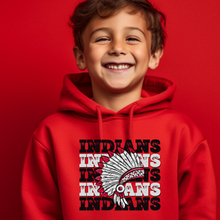 Toddler and youth hoodie RED