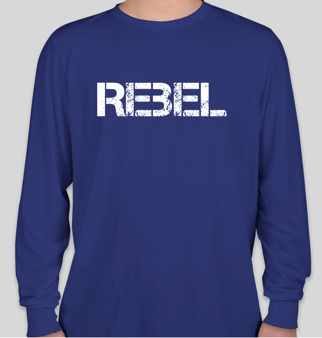 Blue R76 Performance Tee Long Sleeve