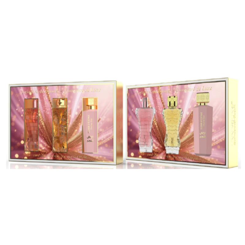 (TLIN-184) TESTEUR COFFRET 3*30ML (TECHNOTRONIC WOMEN + OUD ELIXIR PINK + OSO WOMEN)