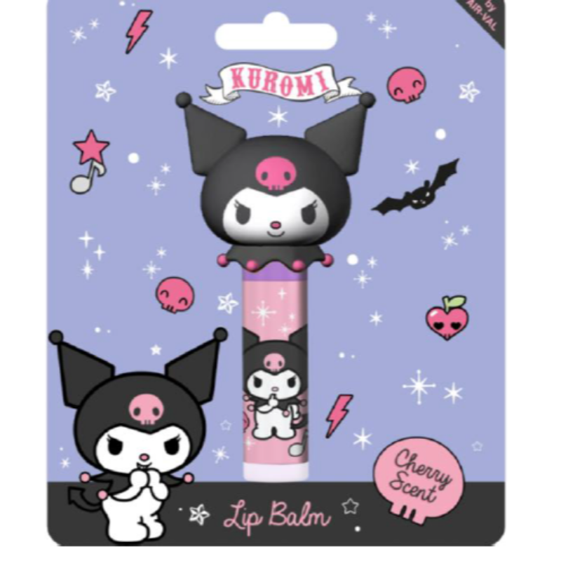(KUR-803) KUROMI - BAUME A LEVRES BOUCHON 3D, PARFUM CERISE 4,5GR