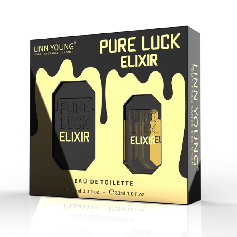 (PUR-087) COFFRET PURE LUCK MEN ELIXIR - EDT 100ML + 30ML