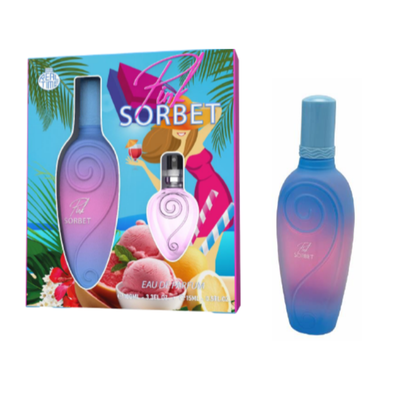 (PIN-189) COFFRET PINK SORBET - EDP 100ML + 15ML 