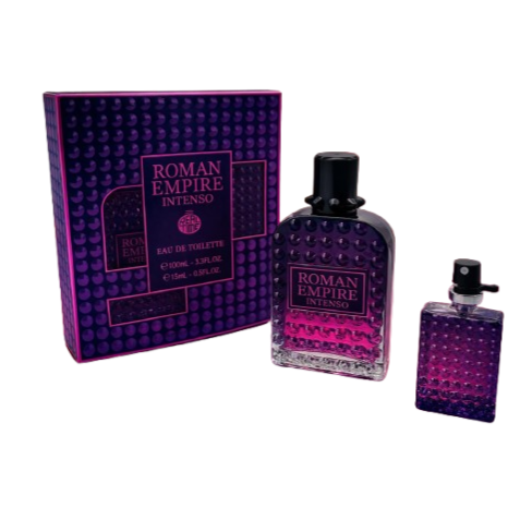(ROM-090) COFFRET ROMAN EMPIRE INTENSO MEN - EDT 100ML + 15ML