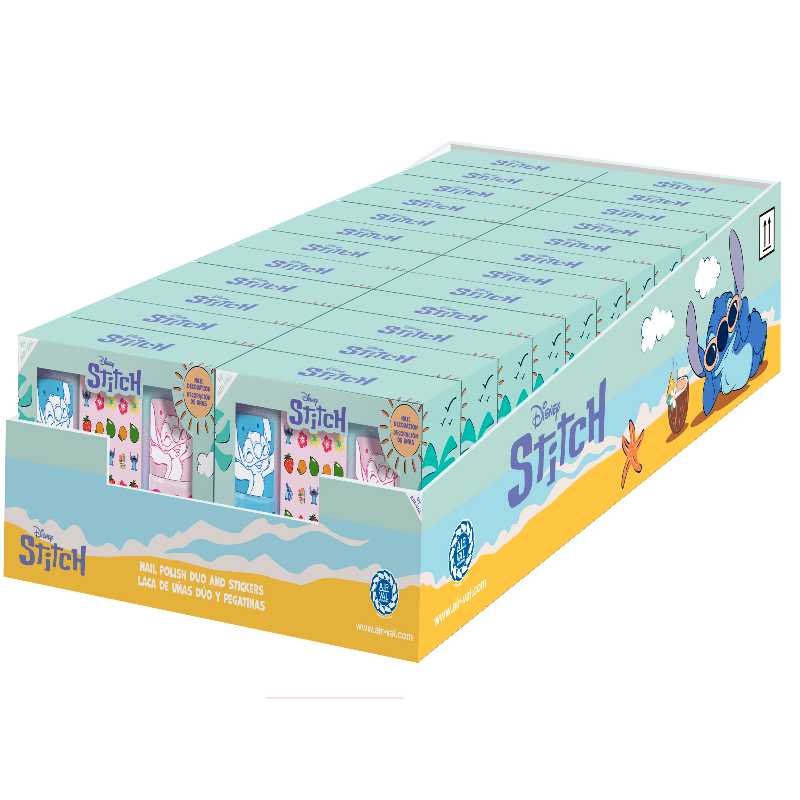 (DSTI-792) STITCH - DISPLAY *24 DUO VERNIS 7ML + STICKERS
