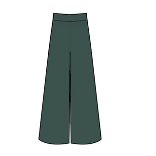 women's pima wide leg pant. garden