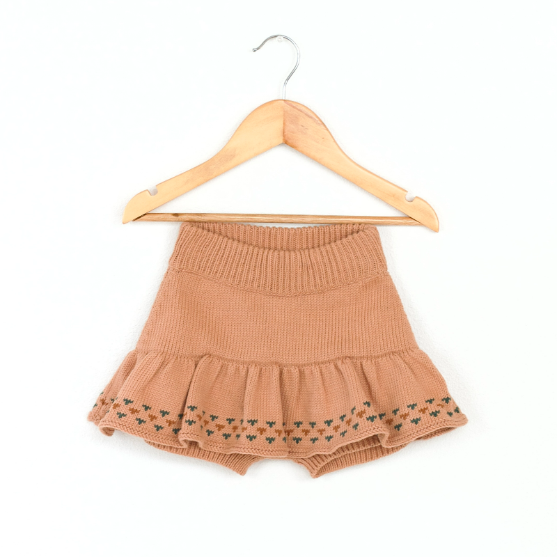 rodeo skirted bloomer. fawn